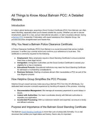 All Things to Know About Bahrain PCC_ A Detailed Review