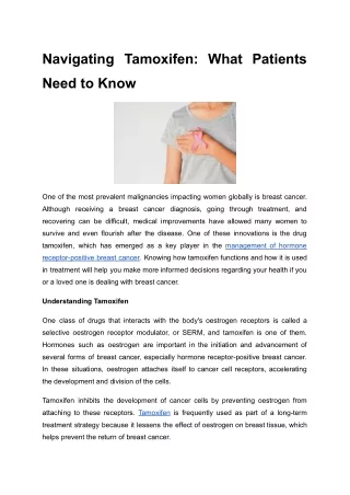 pdf Navigating Tamoxifen_ What Patients Need to Know