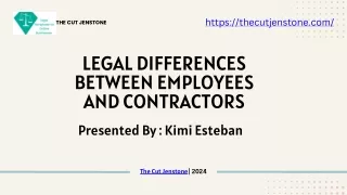 Legal Differences Between Employees and Contractors