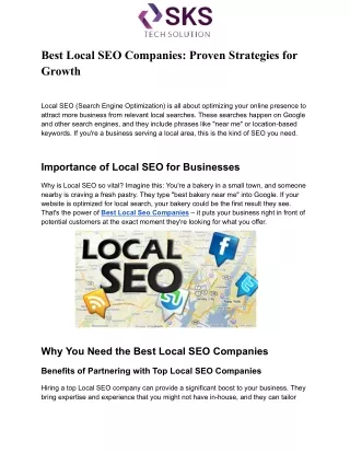 Best Local SEO Companies_ Proven Strategies for Growth
