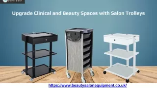 Upgrade Clinical and Beauty Spaces with Salon Trolleys