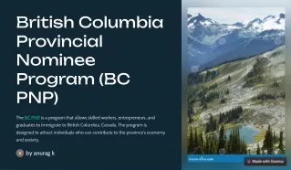 Discover Your Pathway to Canada with BC PNP!