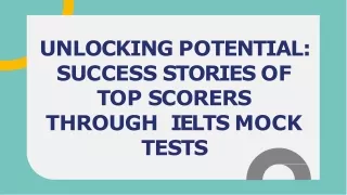 Success Stories How IELTS Mock Tests Helped Top Scorers