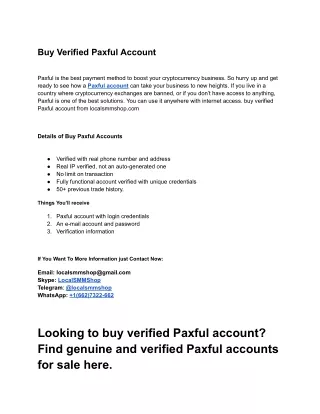 The 6 Best Alternatives to Buy Verified Paxful Account