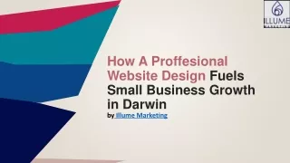 How A Proffesional Website Design Fuels Small Business Growth in Darwin