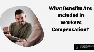 What Benefits Are Included in Workers’ Compensation?