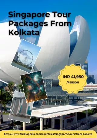 Singapore Tour Packages From Kolkata