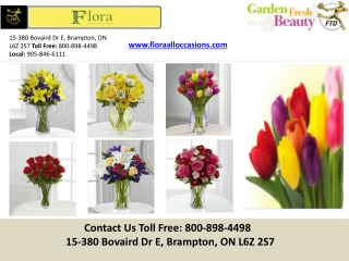 Buy Online Flowers From Wedding Florist Brampton | Greater T