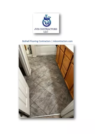 Bothell Flooring Contractors | Jvbcontractors.com