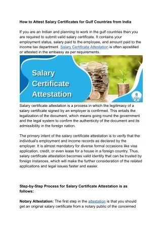 How to Attest Salary Certificates for Gulf Countries from India.docx