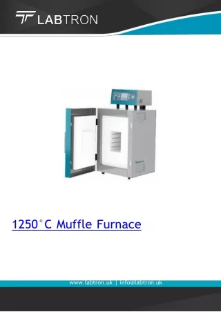 1250°C Muffle Furnace