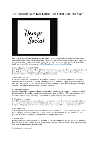 12 The Hemp Social - buy sour patch edibles