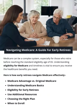 Navigating Medicare: A Guide For Early Retirees