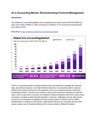 AI in Accounting Market: Simplifying Regulatory Compliance
