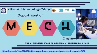 The Astonishing Scope of Mechanical Engineering in 2024