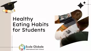 healthy eating habit for student