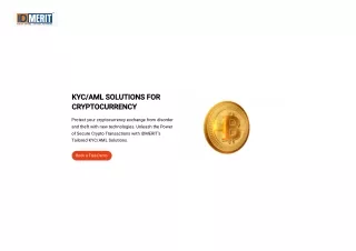 Identity Verification, KYC_AML solutions for Cryptocurrency