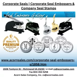 Custom Embosser Gallery - Shop Customized Embossing Seals (1)