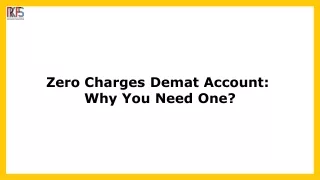 How To Easily Open A Zero Charges Demat Account