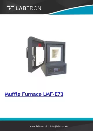 1300 °C Muffle Furnace 100 L