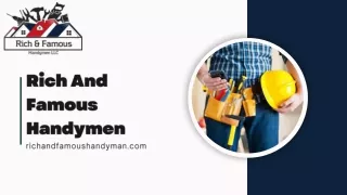 All your home needs can be handled by an expert handyman Services