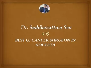 Best GI Cancer Surgeon in Kolkata - Dr. Sen