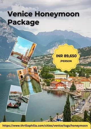 Venice Honeymoon Package