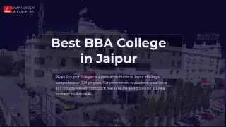 Best-BBA-College-in-Jaipur