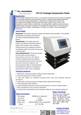 PCT-01 Package Compression Tester
