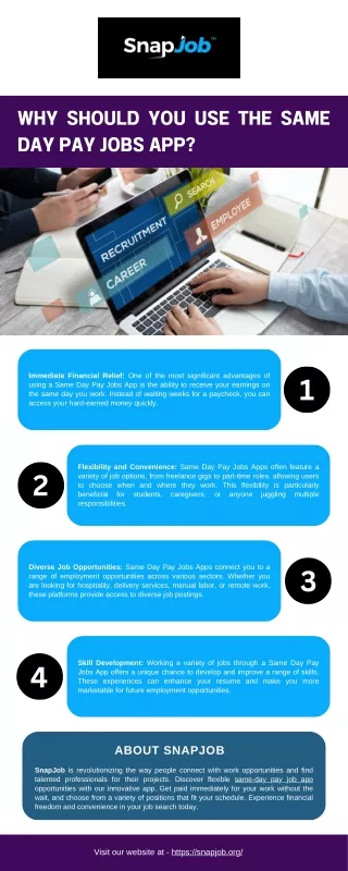 Why Should You Use the Same Day Pay Jobs App