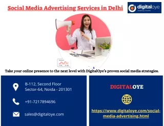 Social Media Advertising Services in Delhi