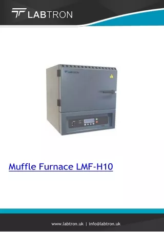 1550°C Muffle Furnace 3L