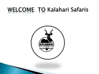 Kalahari Tours Botswana | kalaharisafaris