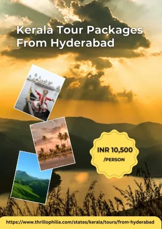 Kerala Tour Packages From Hyderabad