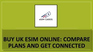 Buy UK eSIM: Best Prices and Providers 2024