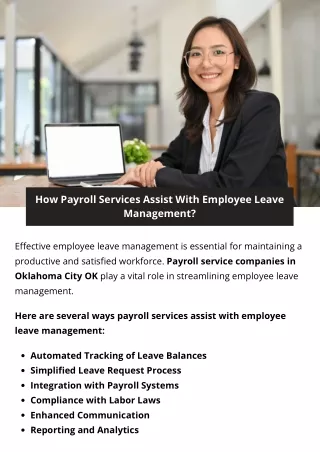 How Payroll Services Assist With Employee Leave Management?