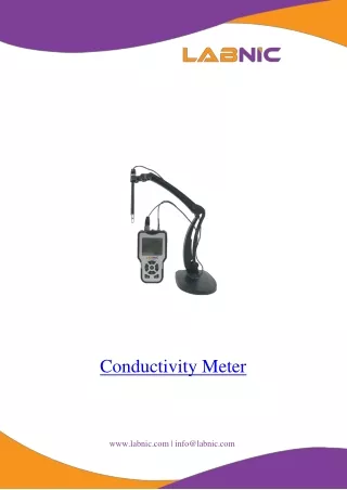 Conductivity Meter ≤ 85 %