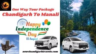 Chandigarh to Manali One-Way Tour Package