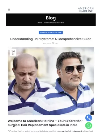 Understanding Hair Systems: A Comprehensive Guide