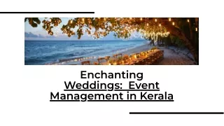 Wedding event managment in kerala