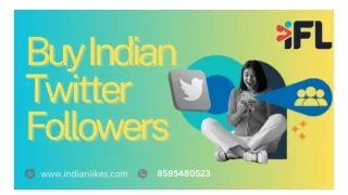 Buy Indian Twitter Followers - IndianLikes