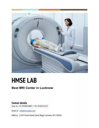 Best MRI Center in Lucknow