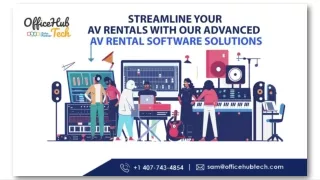 Streamline Your AV Rentals with Our Advanced AV Rental Software Solutions