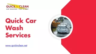 Quick Car Wash Services - www.quicknclean.net