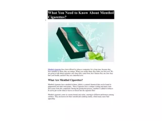 What You Need to Know About Menthol Cigarettes_00001