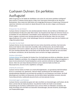 Cuxhaven Duhnen