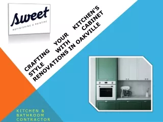 Crafting Your Kitchen's Style with Cabinet Renovations in Oakville