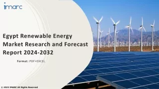 Egypt Renewable Energy Market Size, Share, Demand, Report, Forecast 2024-2032