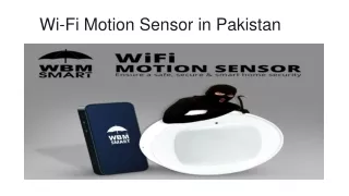 Wi-Fi Motion Sensor in Pakistan