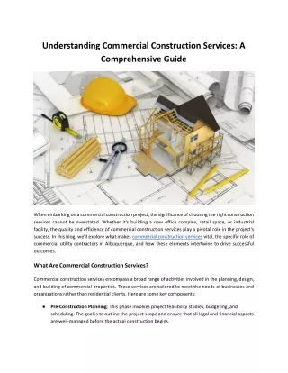 Expert Commercial Construction Services: Dub-L-Ee